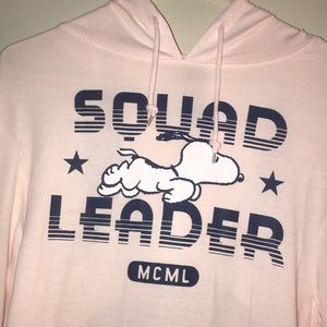 NEW Oversized Squad Leader Snoopy Hoodie